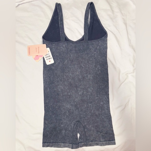 NWT INDERO MATERNITY  ROMPER STRETCH GREY SIZE XL - Picture 3 of 6